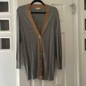 Tory Burch two tone cardigan